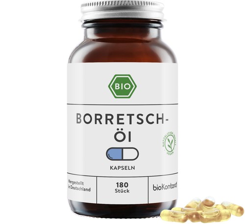 Bio borretschöl kapseln 180 - bio,