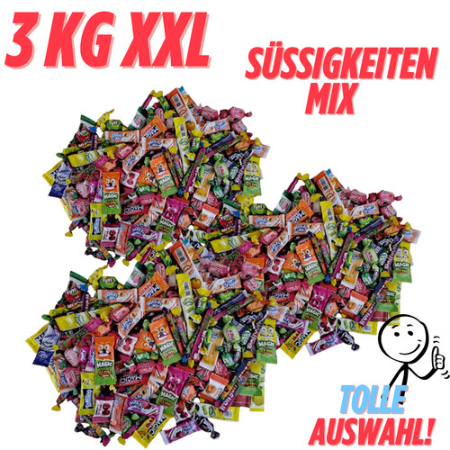 3kg süßigkeiten mix - 3kg, xxl