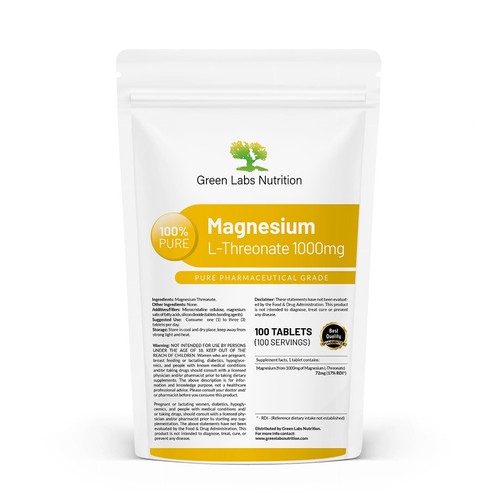 Magnesium threonat 1000mg - magnesium, l-threonat
