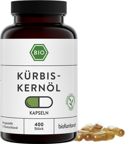 Bio kürbiskernöl kapseln 400 - bio,