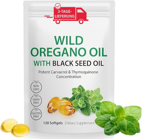 Wildes oregano öl - Öl, softgels