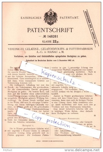 Original patent vereinigte - ,