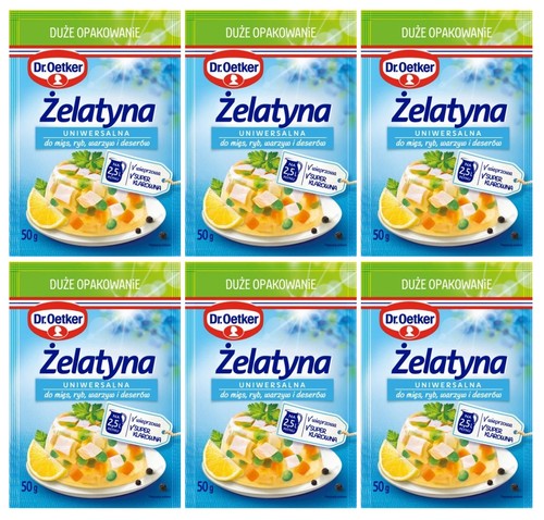Oetker gelatine pulver 6x - oetker,