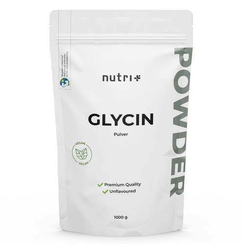 Glycin pulver 1000g - glycin,